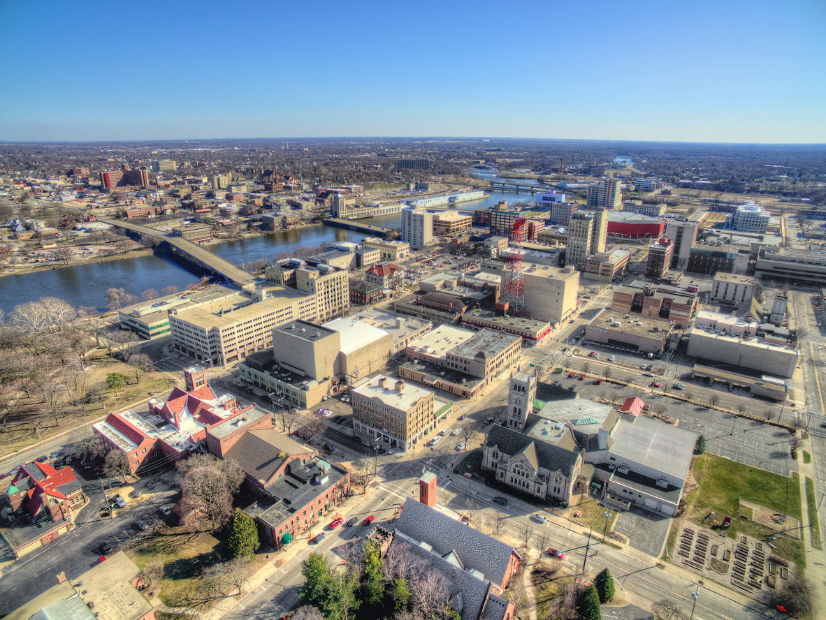 Panoramic Image of Rockford, IL